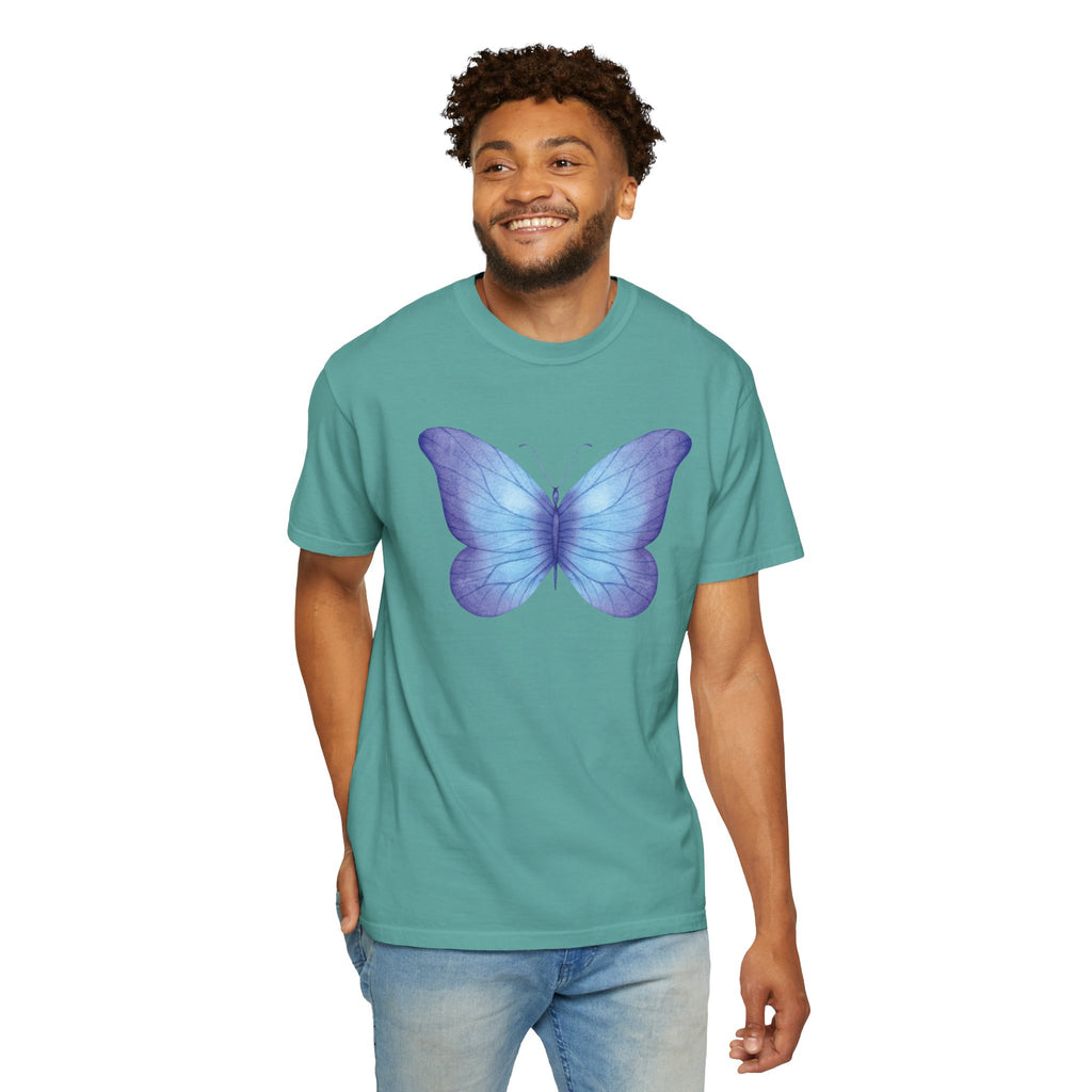 Pastel Watercolor Butterfly Graphic Tee | Comfort Colors® 1717 | NUCCI™ Signature Collection