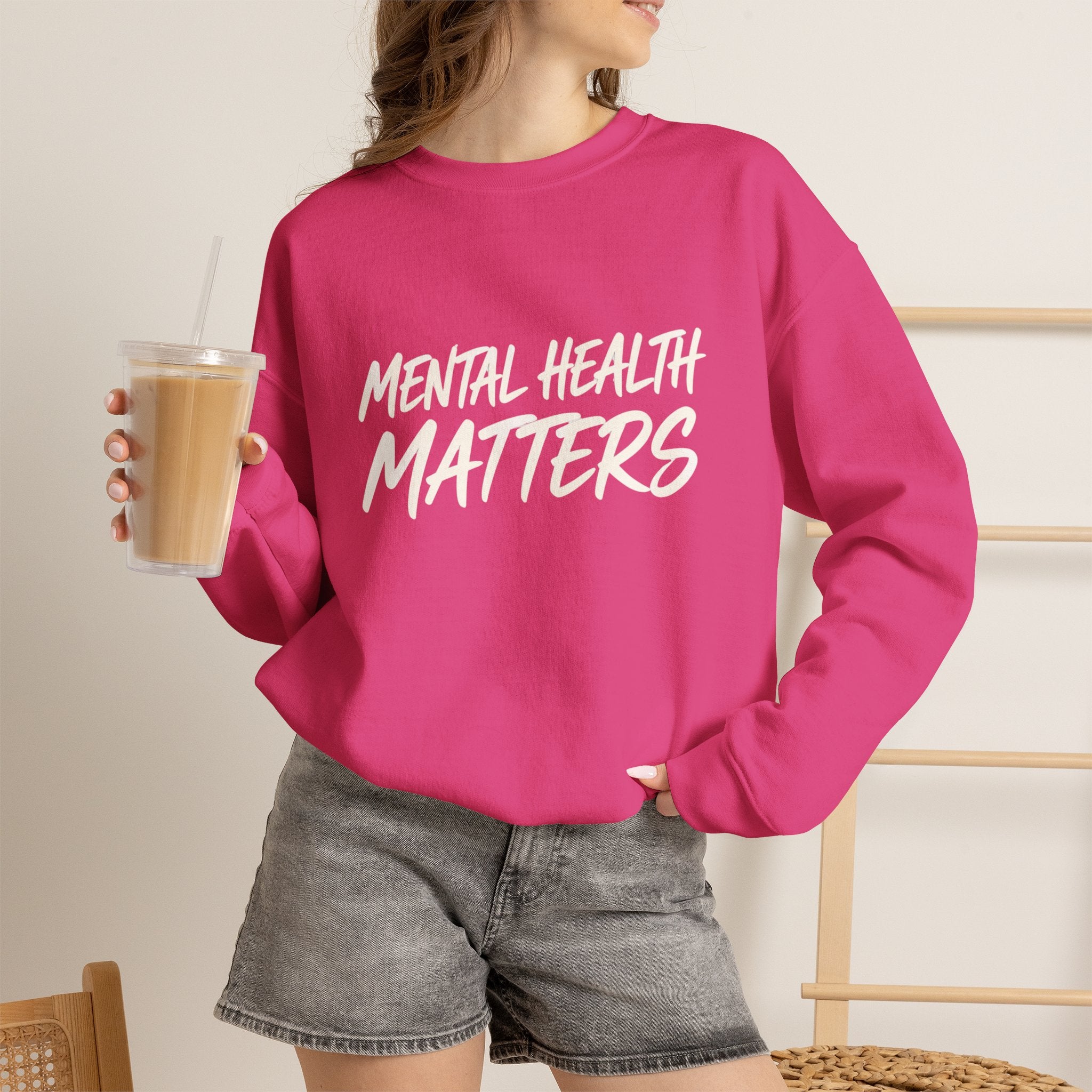 Mental Health Matters Sweatshirt | Unisex Mental Health Awareness Crewneck