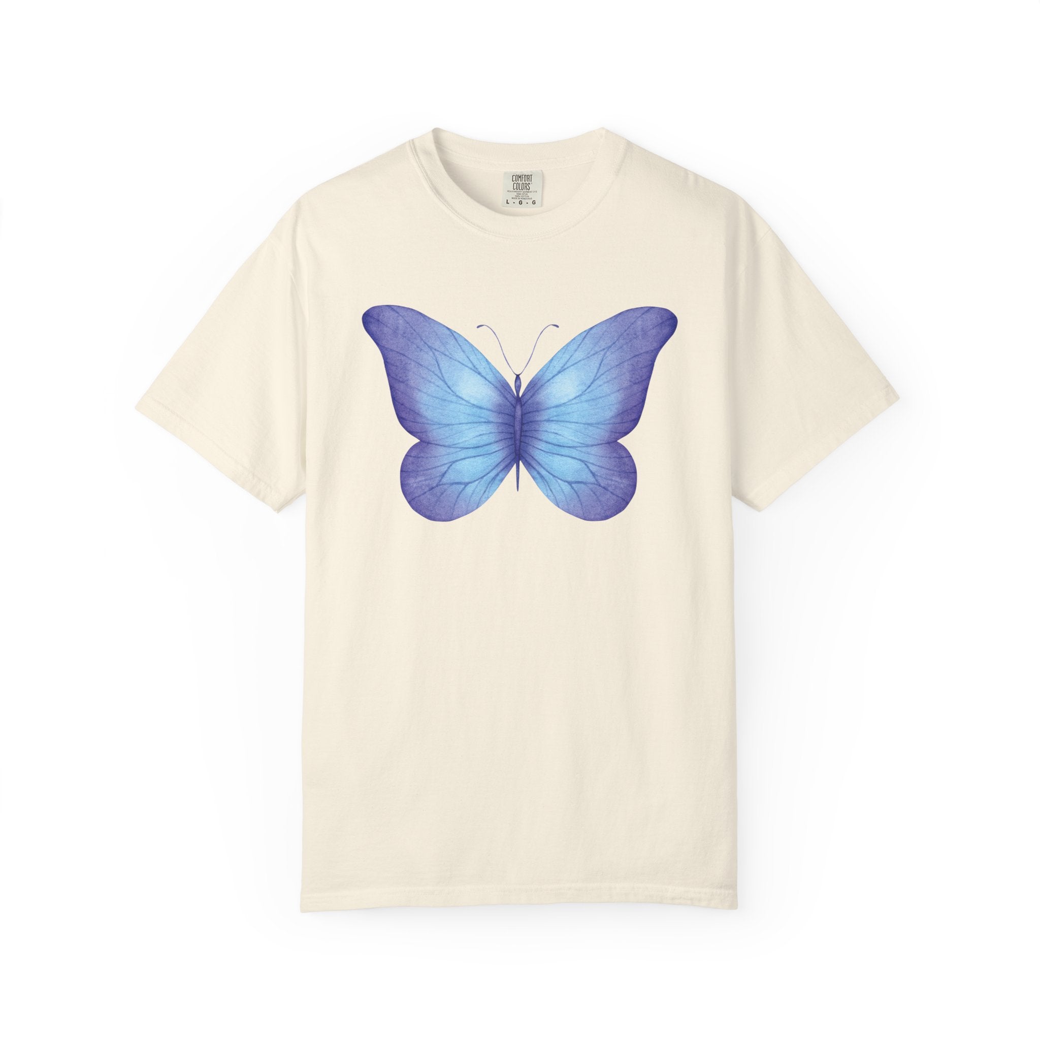 Pastel Watercolor Butterfly Graphic Tee | Comfort Colors® 1717 | NUCCI™ Signature Collection