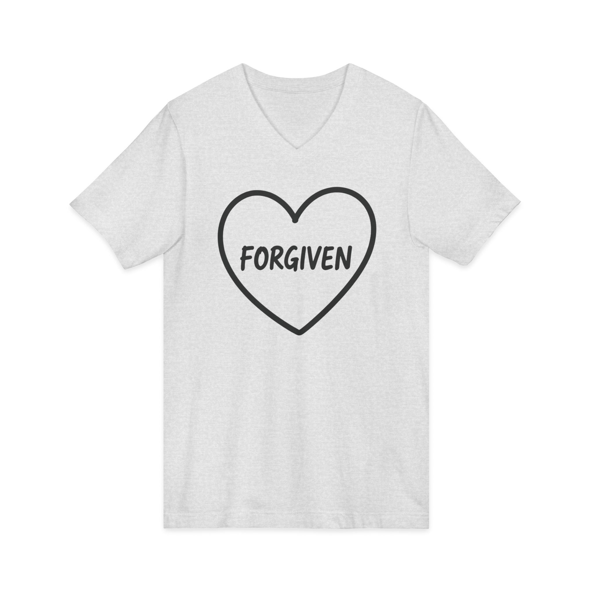 FORGIVEN Heart V-Neck Tee