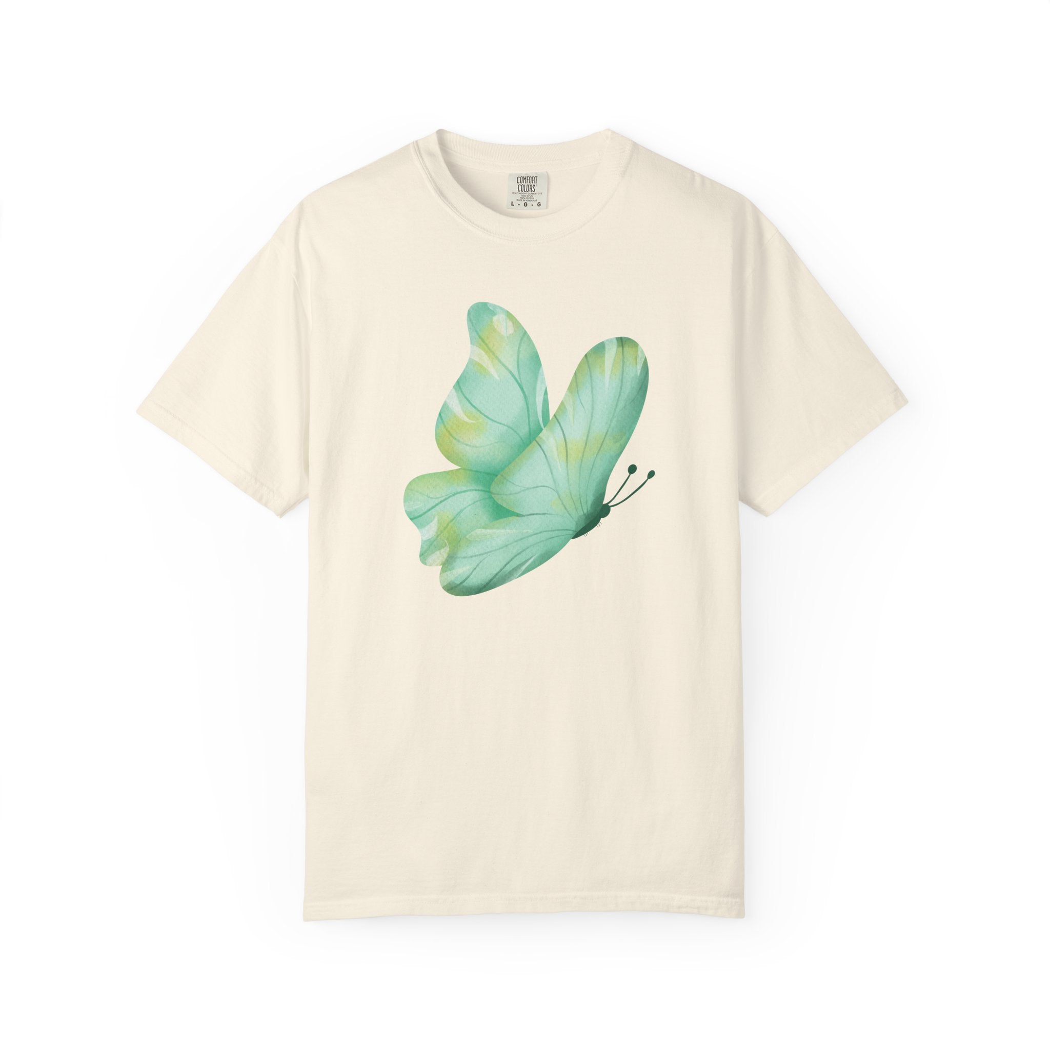 Pastel Watercolor Butterfly Graphic Tee | Comfort Colors® 1717 | NUCCI™ Signature Collection