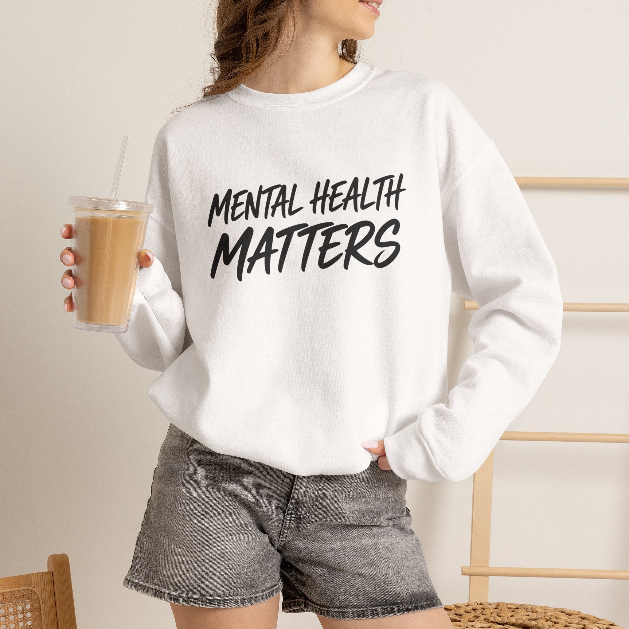 Mental Health Matters Sweatshirt | Unisex Mental Health Awareness Crewneck