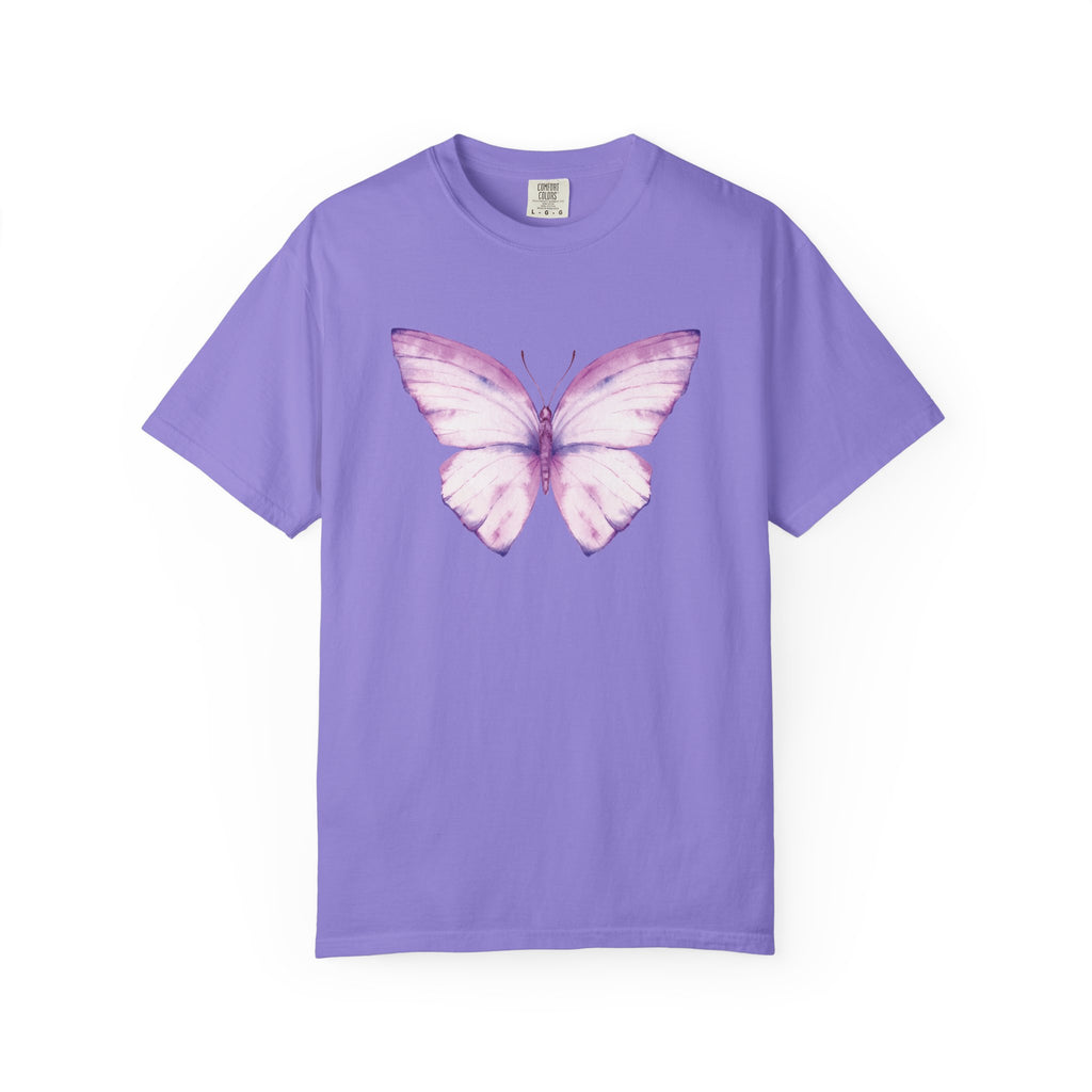 Pastel Watercolor Butterfly Graphic Tee | Comfort Colors® 1717 | NUCCI™ Signature Collection