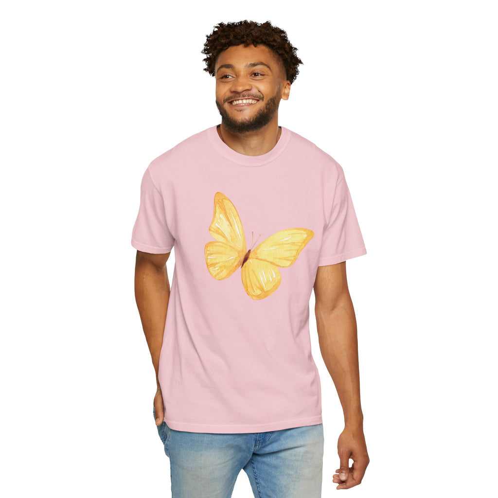 Pastel Watercolor Butterfly Graphic Tee | Comfort Colors® 1717 | NUCCI™ Signature Collection