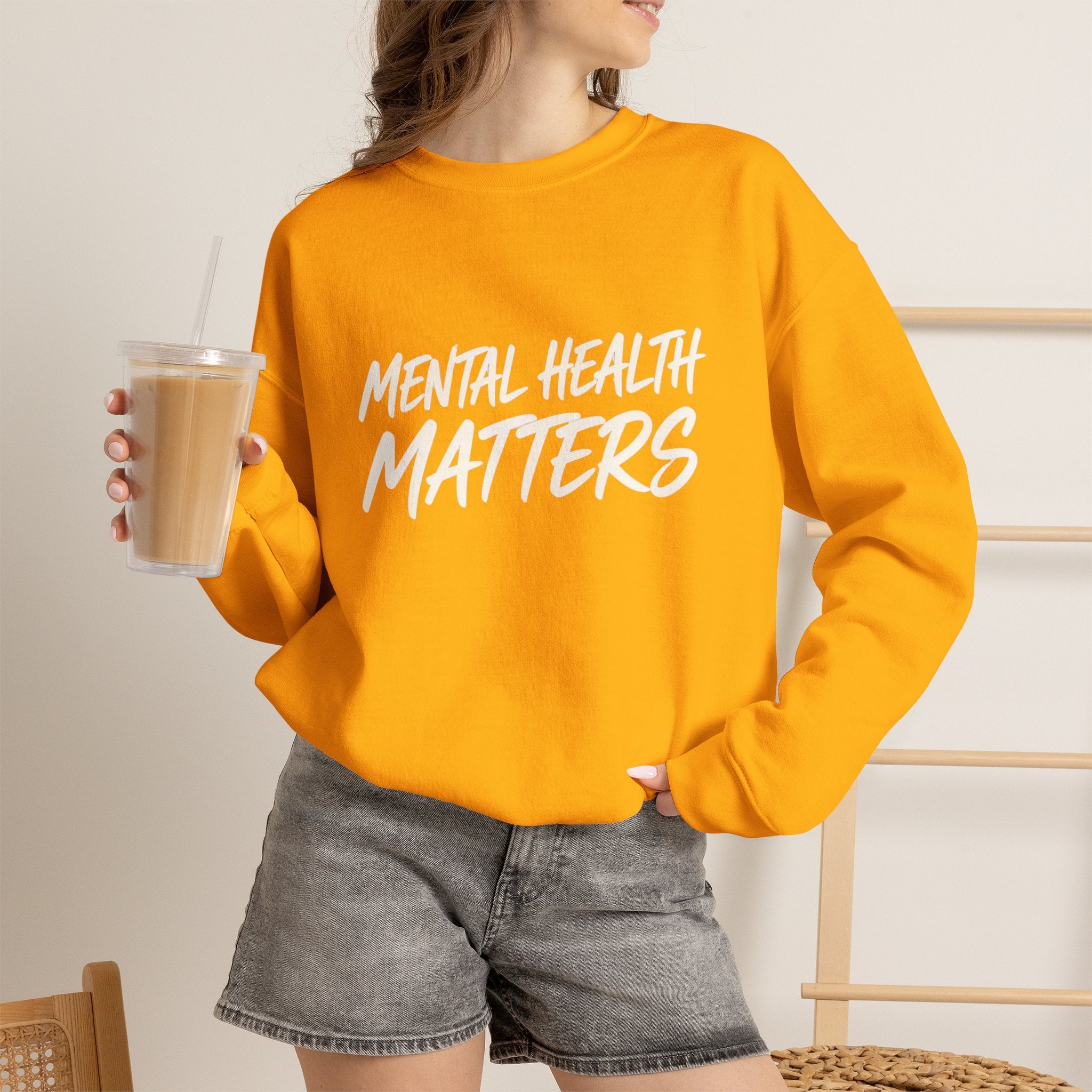 Mental Health Matters Sweatshirt | Unisex Mental Health Awareness Crewneck