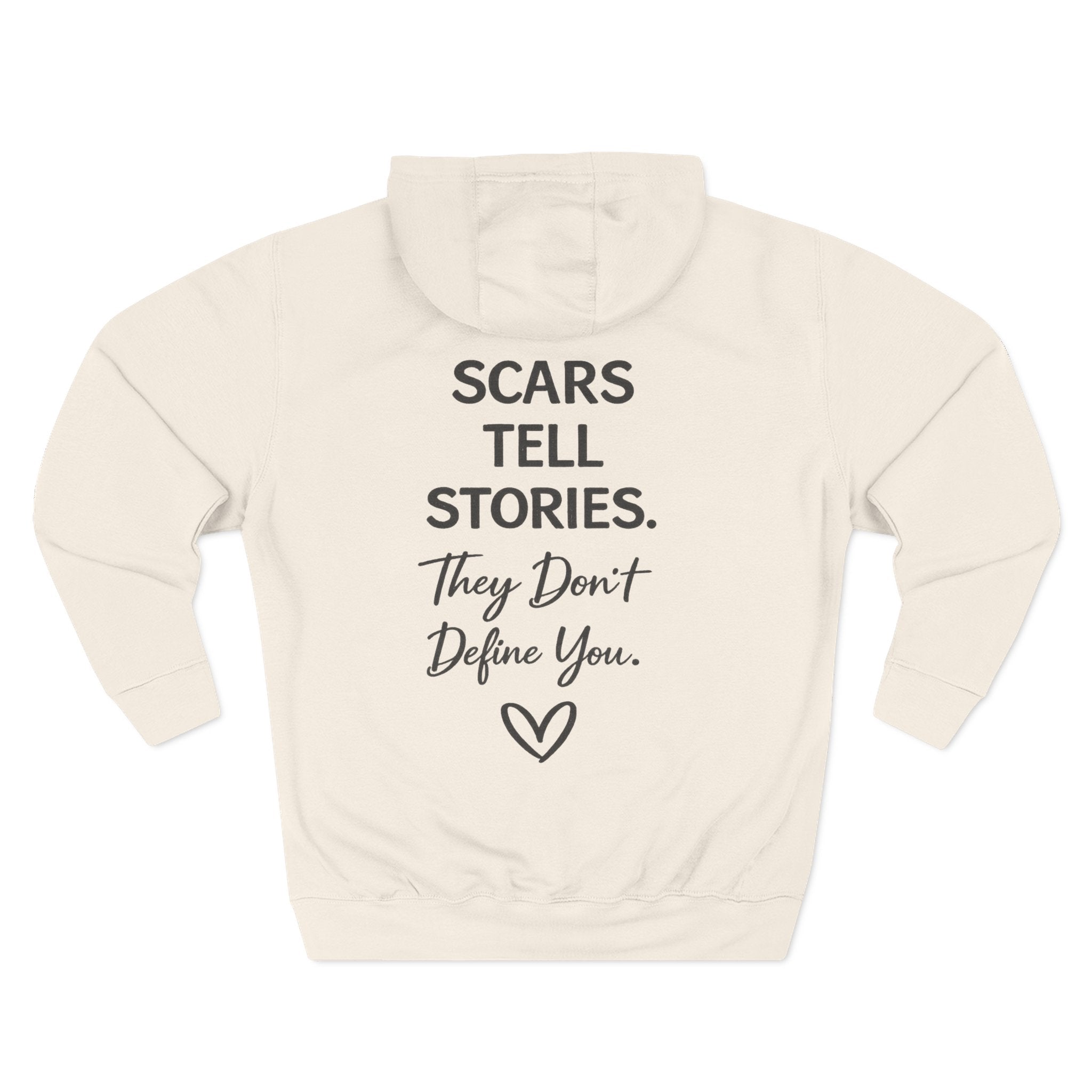 Scars Tell Stories Hoodie | NUCCI™ Beautifully Broken Collection