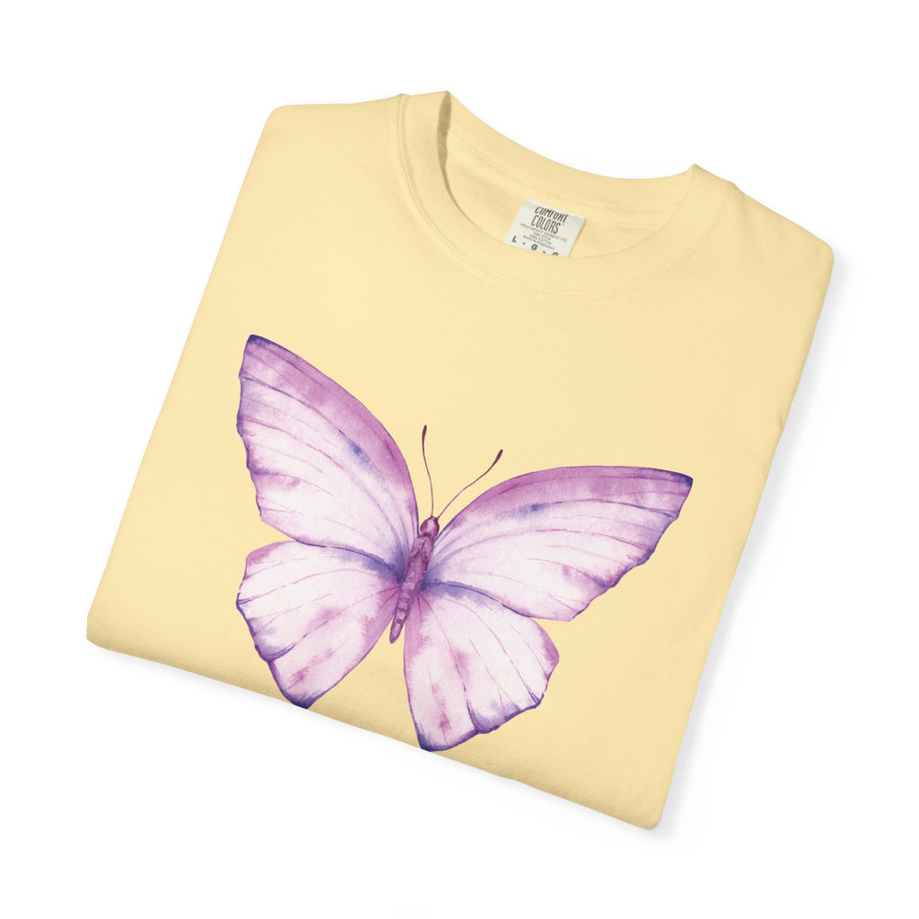 Camiseta con gráfico de mariposa en acuarela pastel | Comfort Colors® 1717 | Colección exclusiva NUCCI™