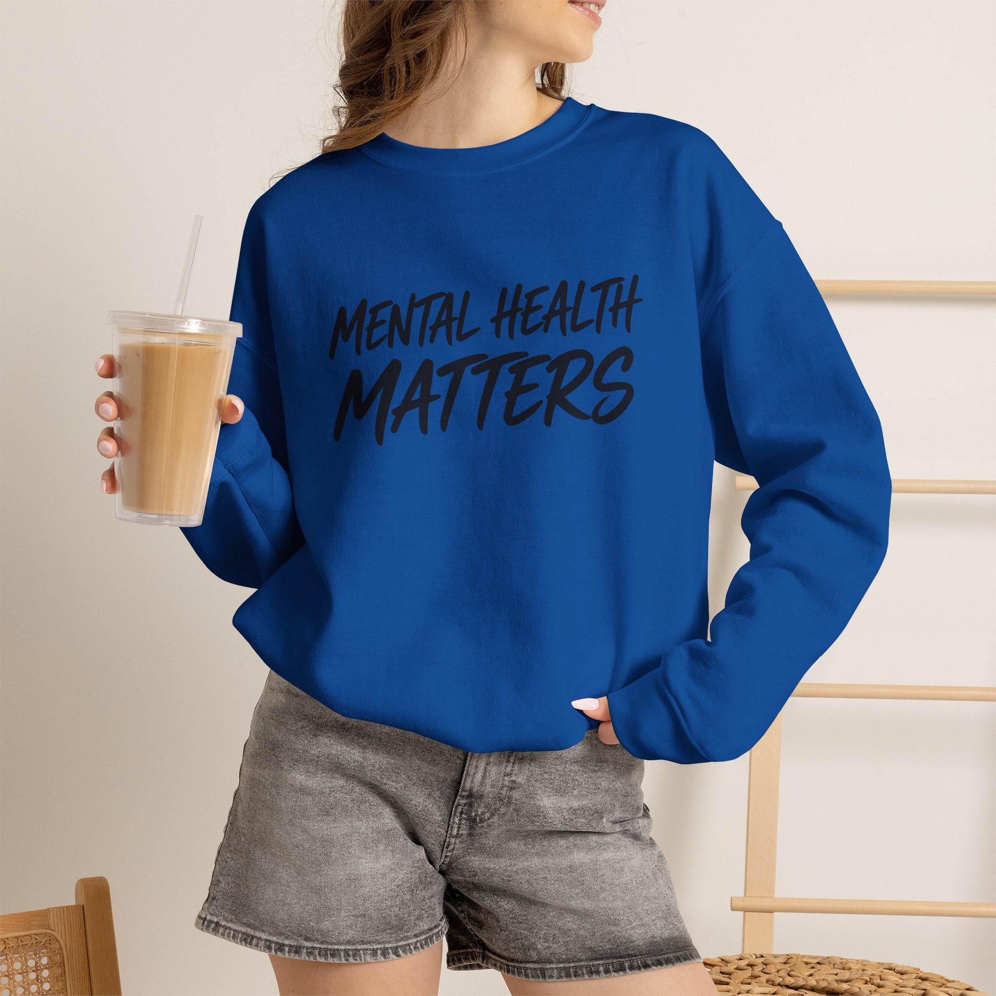 Mental Health Matters Sweatshirt | Unisex Mental Health Awareness Crewneck