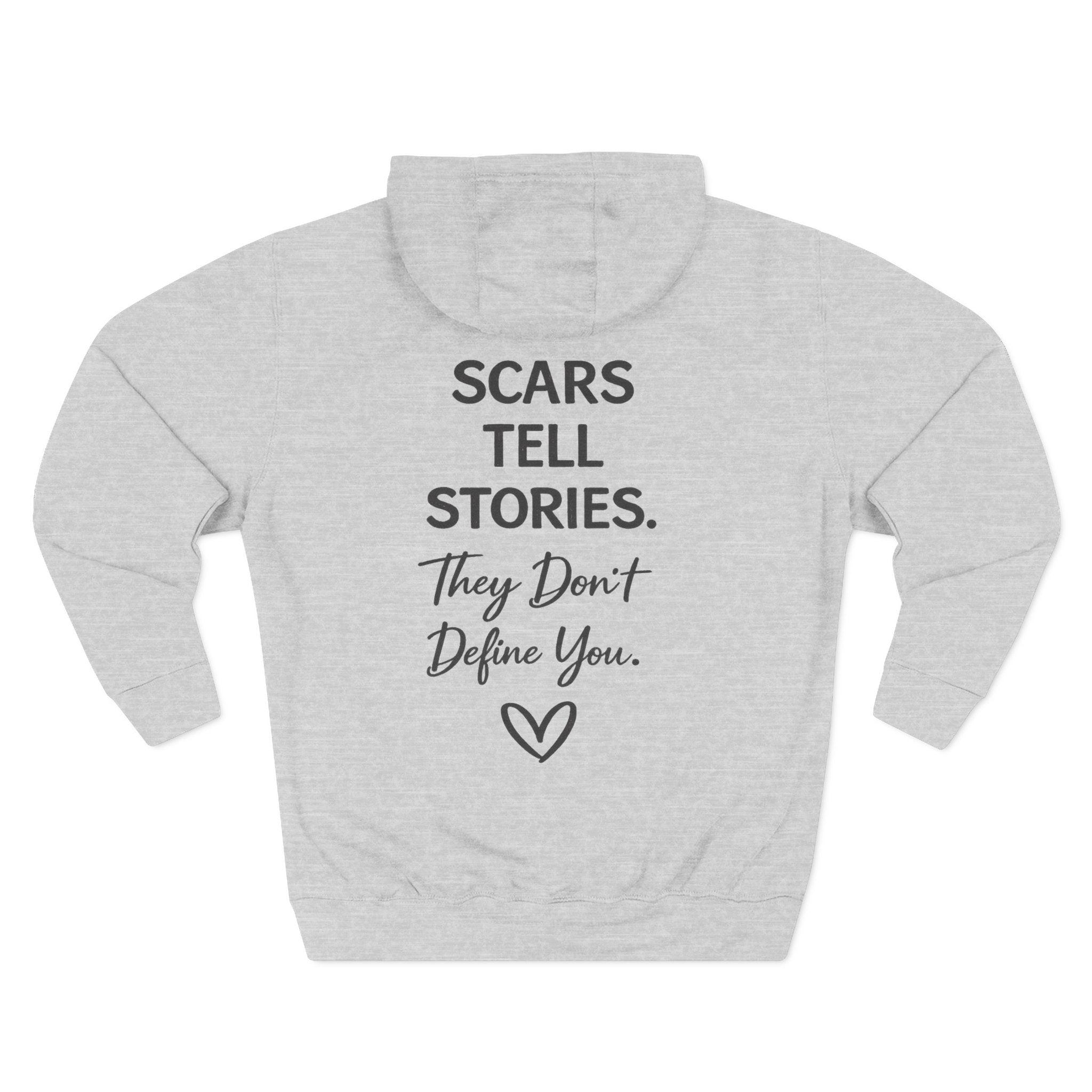 Scars Tell Stories Hoodie | NUCCI™ Beautifully Broken Collection