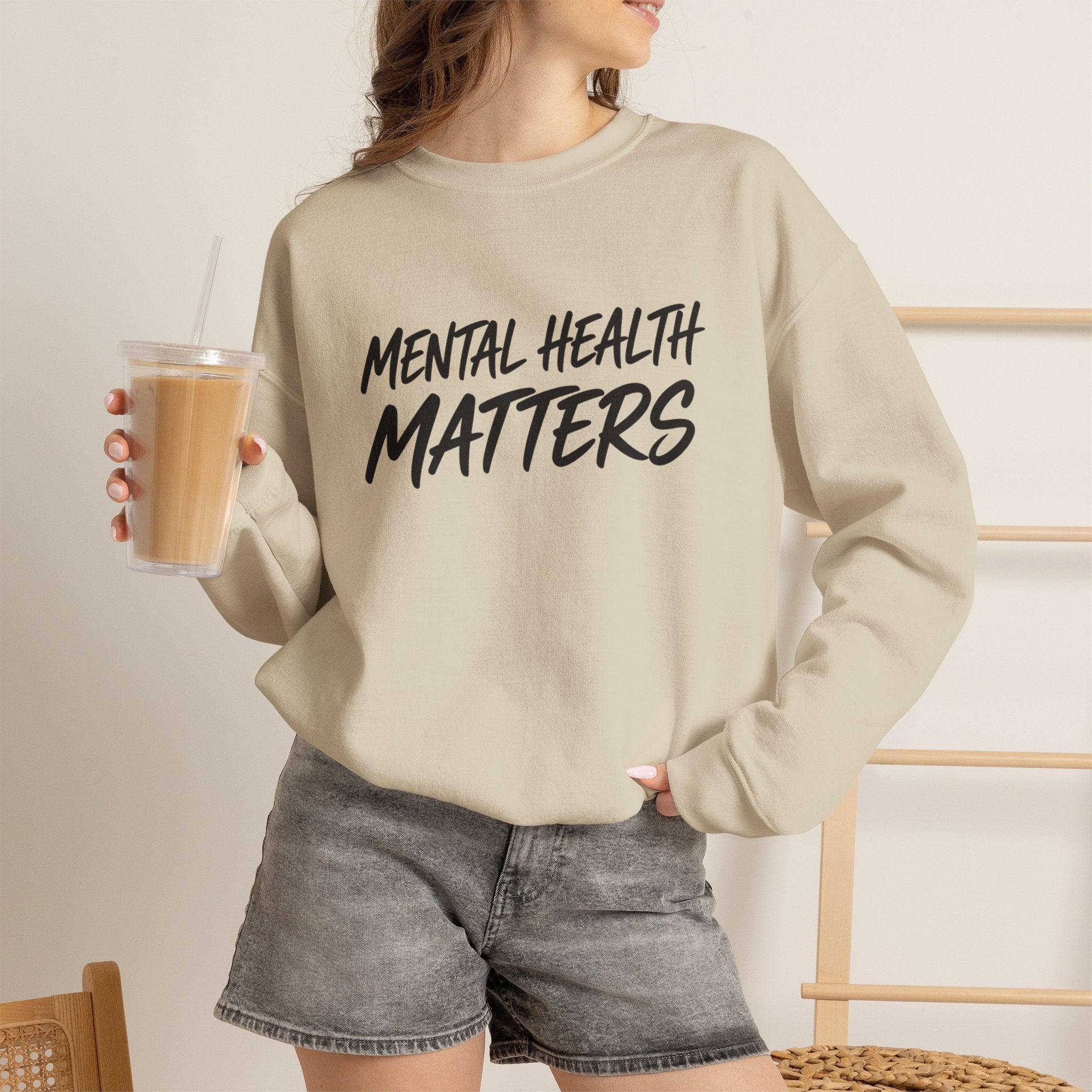 Mental Health Matters Sweatshirt | Unisex Mental Health Awareness Crewneck