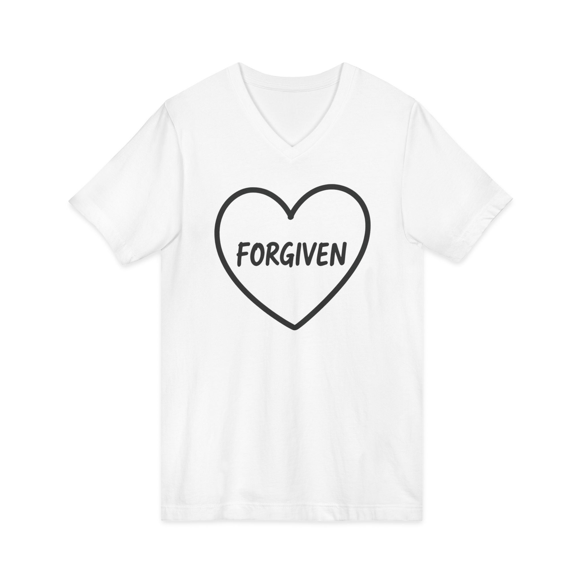FORGIVEN Heart V-Neck Tee