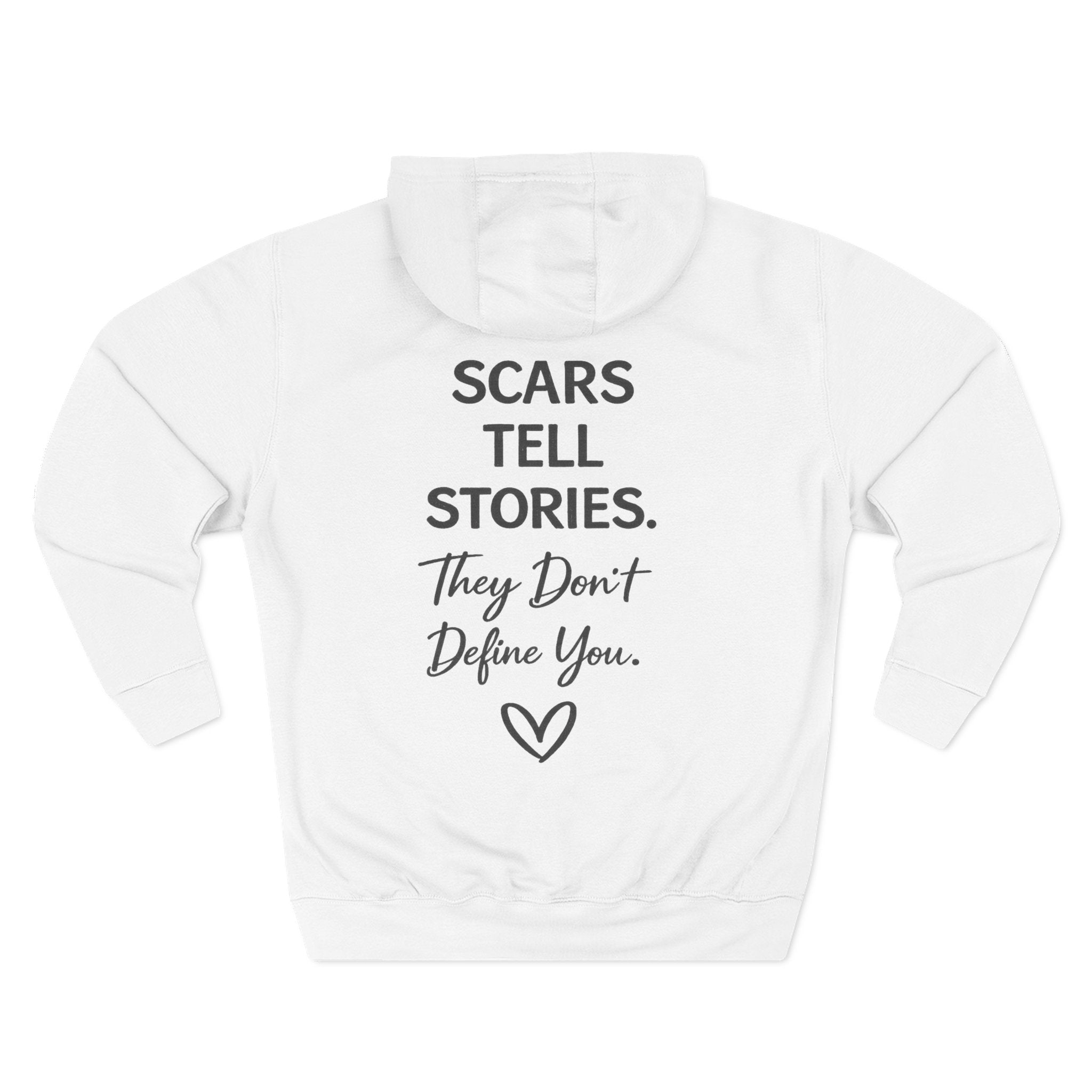 Scars Tell Stories Hoodie | NUCCI™ Beautifully Broken Collection