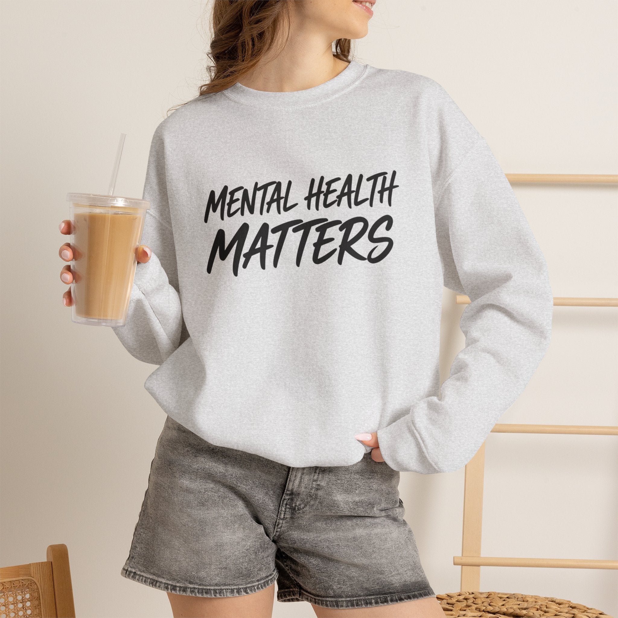 Mental Health Matters Sweatshirt | Unisex Mental Health Awareness Crewneck