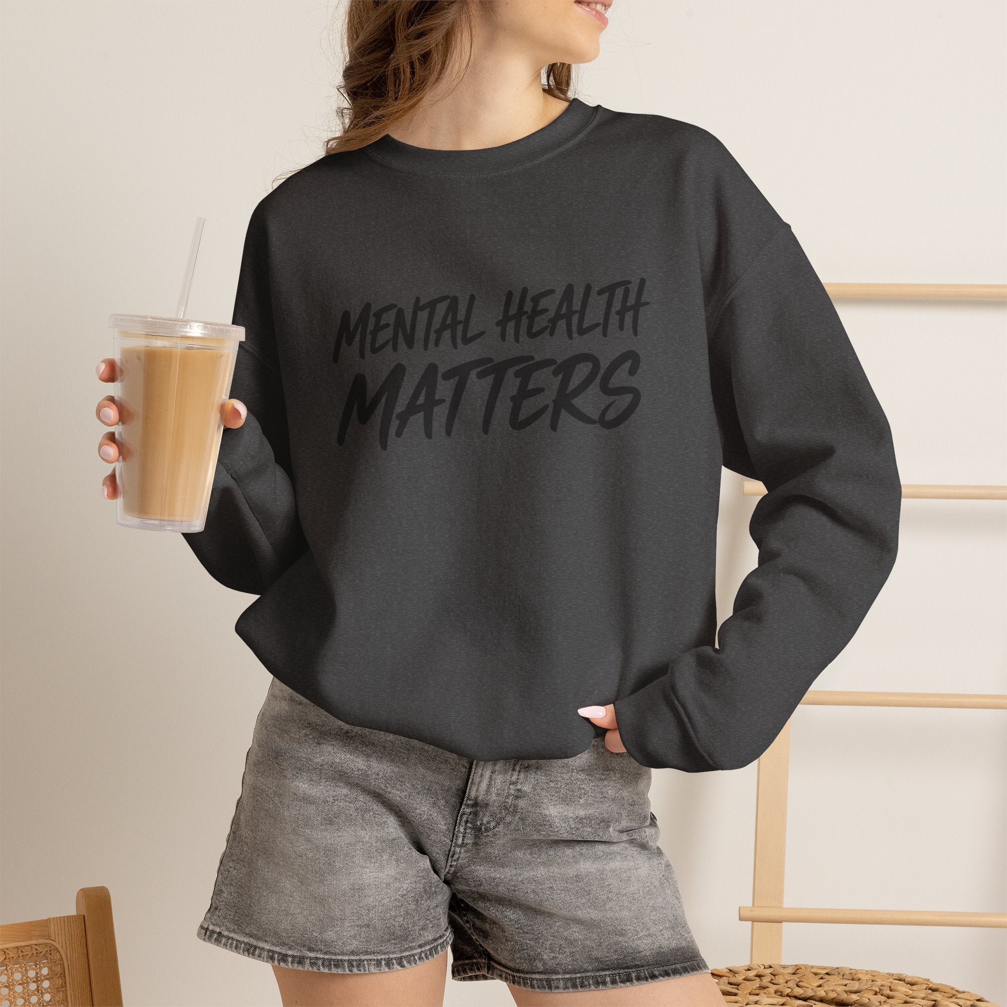 Mental Health Matters Sweatshirt | Unisex Mental Health Awareness Crewneck