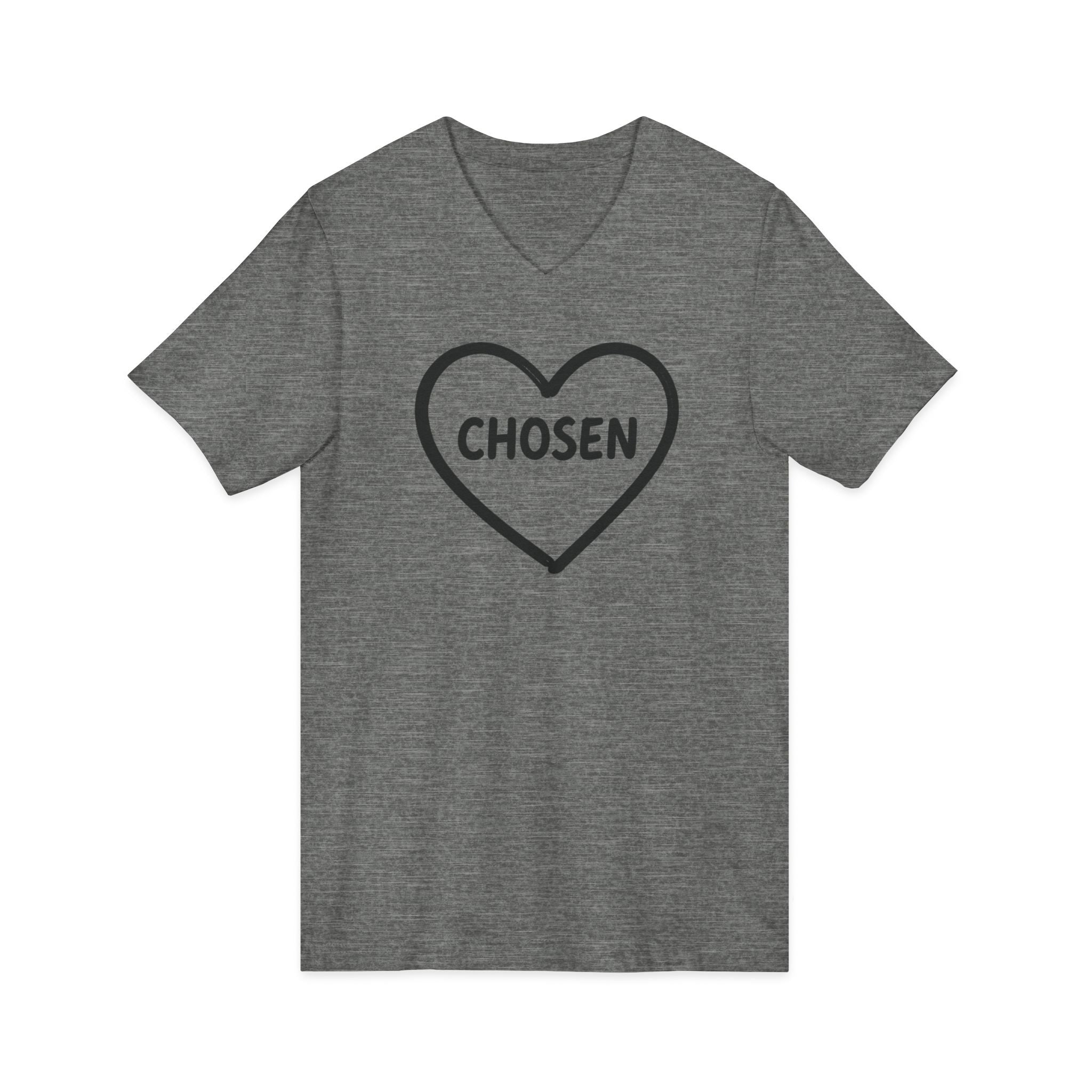 CHOSEN Heart V-Neck Tee