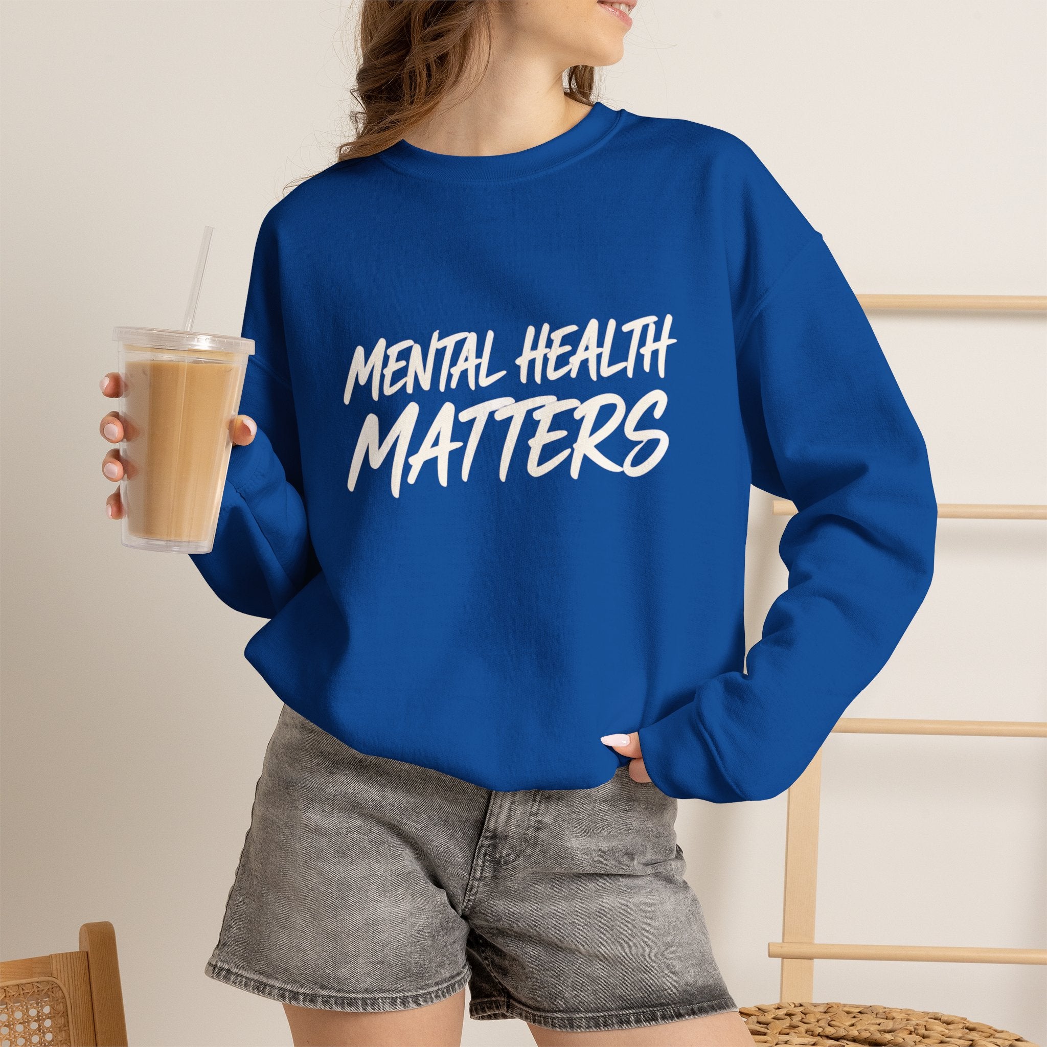 Mental Health Matters Sweatshirt | Unisex Mental Health Awareness Crewneck